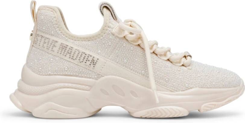 Steve Madden Chunky Pearl Sneakers met Fonkelende Stenen