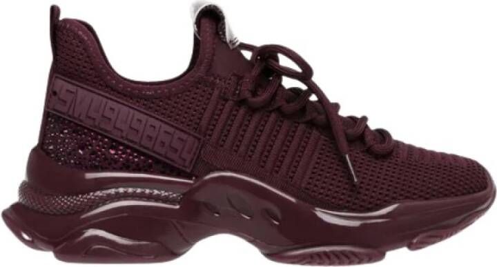 Steve Madden Dames Maxilla-R Sports Sneakers Rood Dames