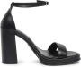 Steve Madden Dream-On Zwarte Sandaal - Thumbnail 1