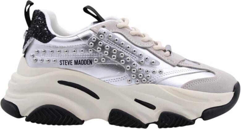 Steve Madden Low-Top Sneakers Dames Sneaker in zilver - Foto 3