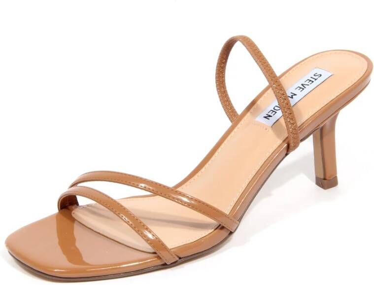 Steve Madden Eco Patent Sandal Loft Camel