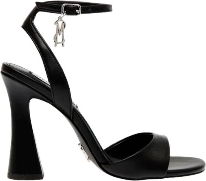 Steve Madden Elegante Leren Hoge Hak Sandalen Black Dames