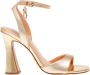 Steve Madden Elegante Leren Hoge Hak Sandalen Yellow Dames - Thumbnail 2