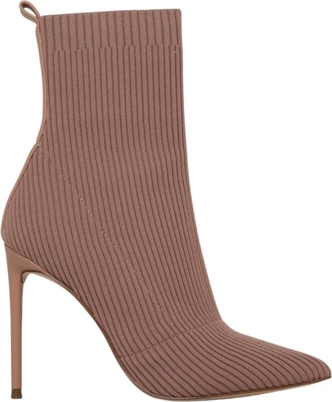 Steve Madden Enkellaars in Blush Ribstof