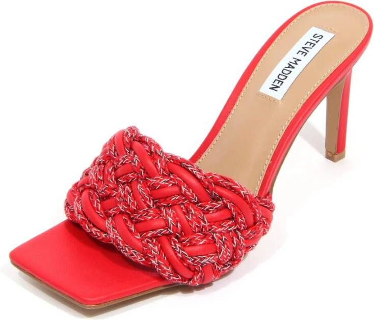 Steve Madden Espresso Red Multi Ciabatta Schoenen - Foto 4