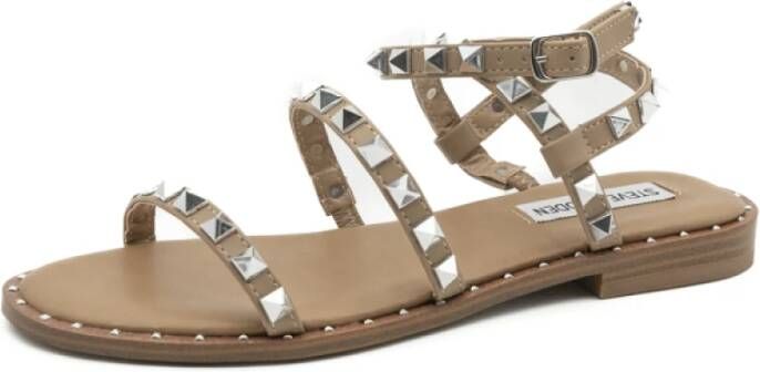 Steve Madden Flat Sandals Beige Dames