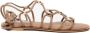 Steve Madden Geometrische Bruine Leren Sandalen Brown Dames - Thumbnail 3