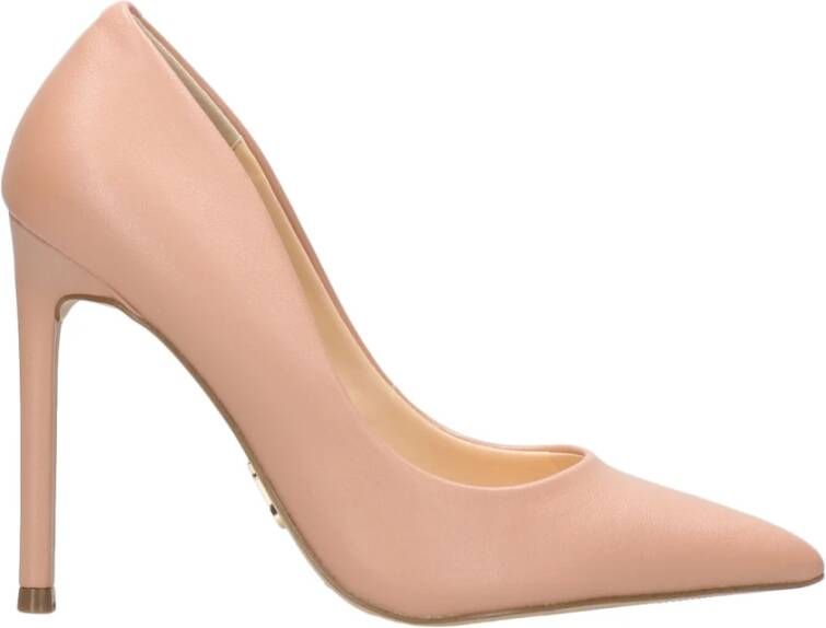 Steve Madden Gepoederde Hak Lederen Stilet Beige Dames