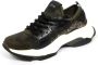 Steve Madden Glitter leren schoenen in olijfgroen - Thumbnail 1