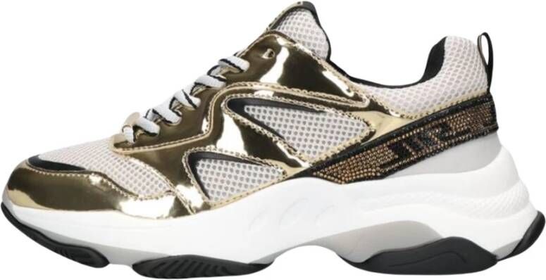 Steve Madden Gouden Lage Sneakers Medallist2 Multicolor Dames