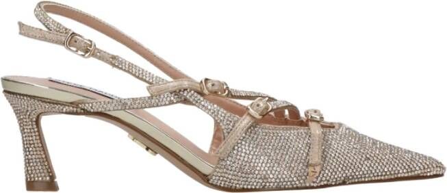 Steve Madden Gouden Metallic Stiletto Hakken met Strass