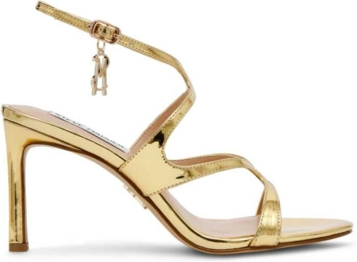 Steve Madden Gouden Patentleren Enkelband Hakken