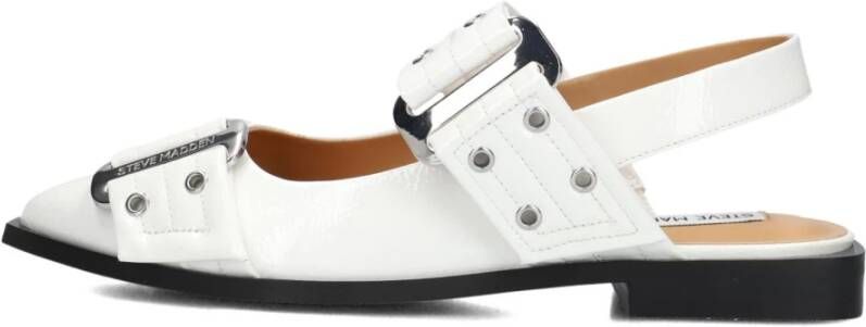 Steve Madden Grand Ave Witte Slingback Schoenen