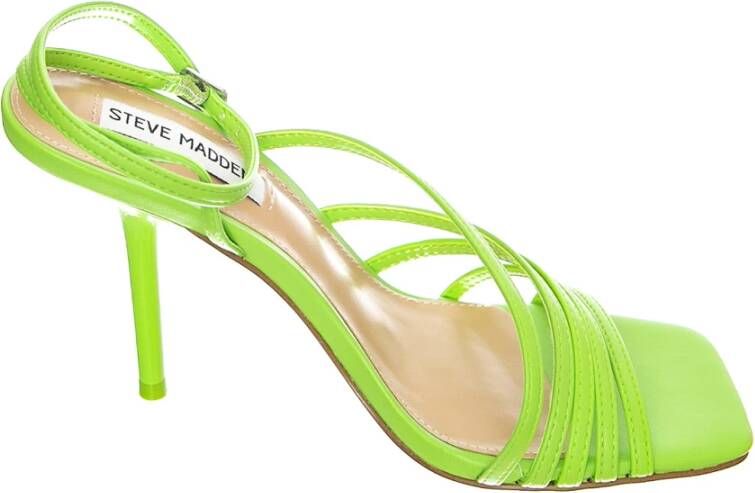 Steve Madden Groene Dames Enkelband Sandalen Green Dames