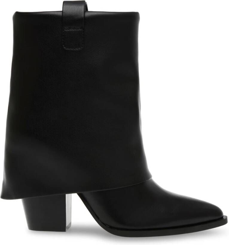 Steve Madden Lark Zwarte Western Stijl Enkellaars Black Dames