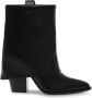 Steve Madden Lark Zwarte Western Stijl Enkellaars Black Dames - Thumbnail 1