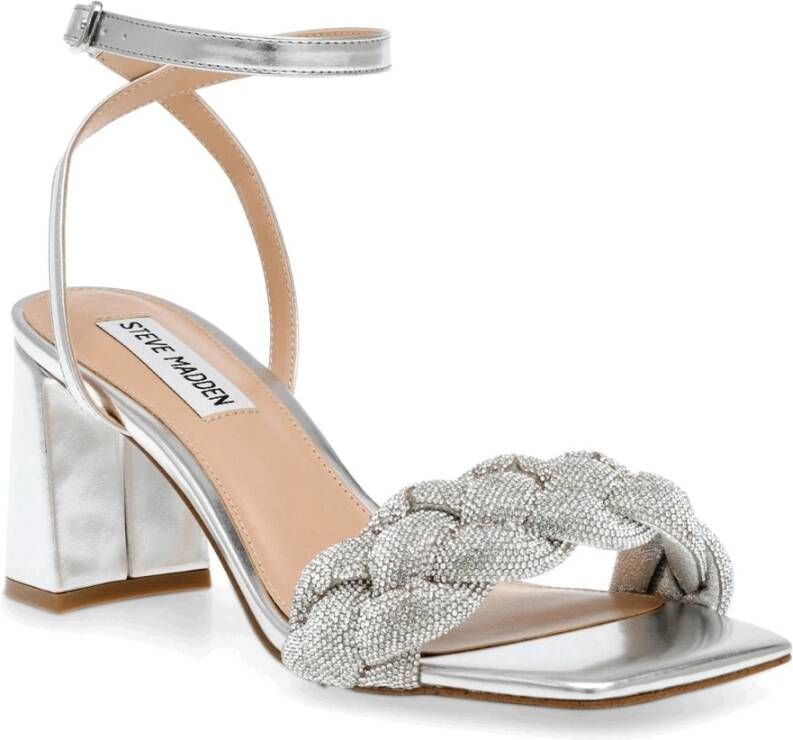 Steve Madden Stijlvolle Verhogende Sandalen Grijs Dames