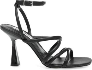 Steve Madden Gelamineerde hoge hak sandalen Zwart Dames