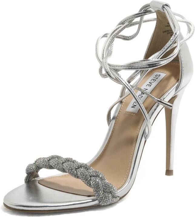Steve Madden Hoge hak sandalen met juwelen Gray Dames