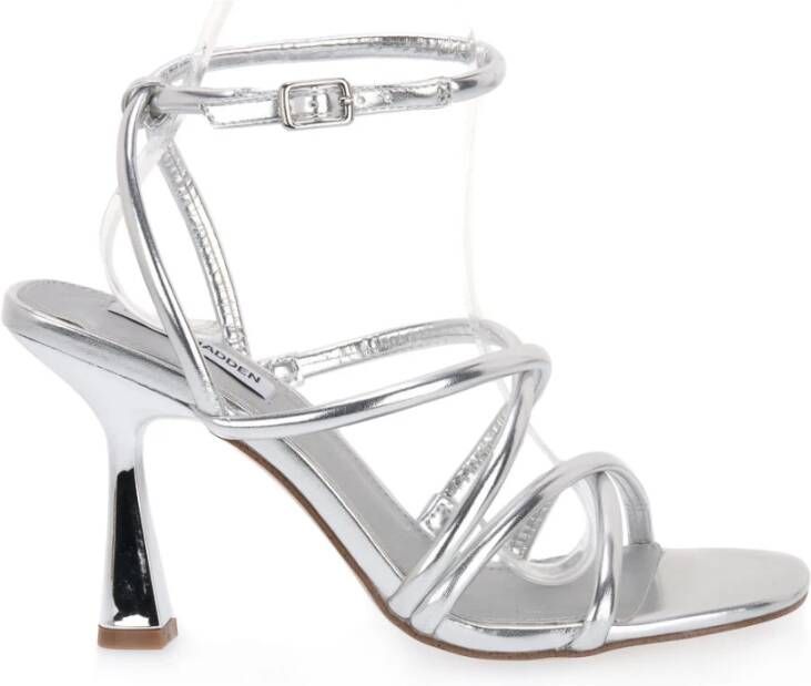 Steve Madden Zilveren Sandaal At-Last Stijlvol Model