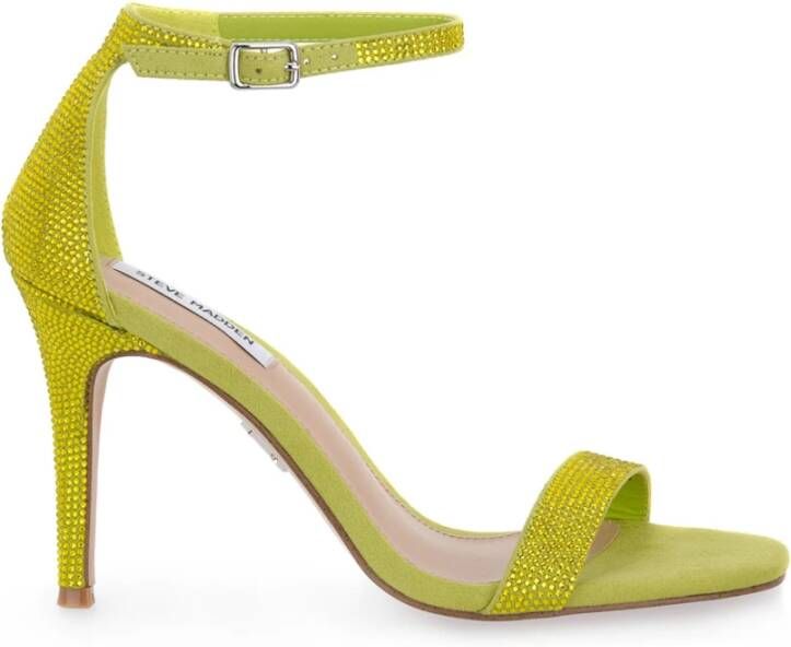 Steve Madden Hoge hak sandalen Lime Illumine Green Dames