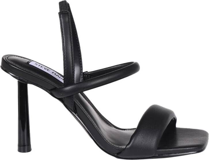 Steve Madden Zwarte Exquisite Sandaal met 9cm Hak