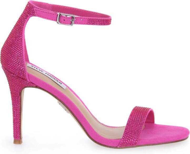 Steve Madden Hot Pink Illumine Hoge Hak Sandalen Pink Dames