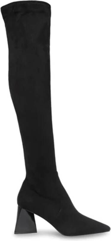 Steve Madden Clic Zwarte Overknee Laarzen