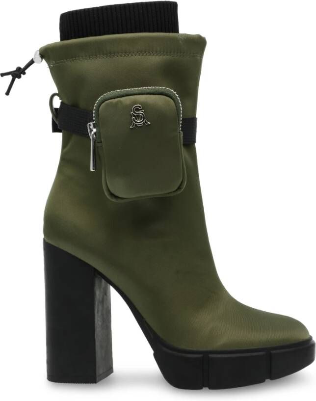 Steve Madden Laarzen met hakken Groen Dames