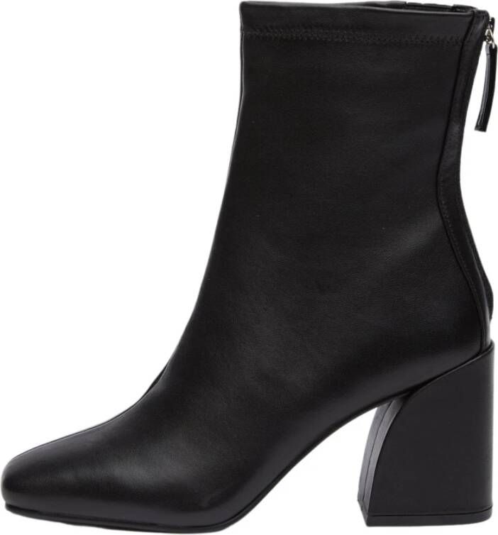 Steve Madden Verhoog je stijl met hoge hakken leren laarzen Black Dames