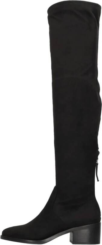 Steve Madden Casual Zwarte Suède Platte Schoenen Black