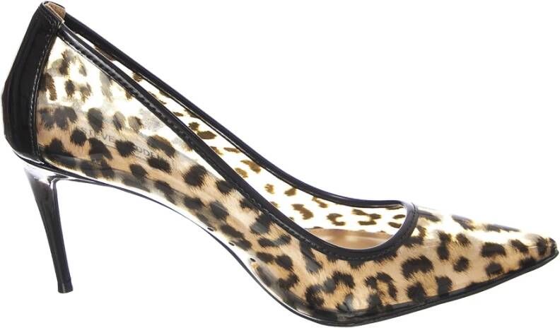 Steve Madden Lage Profiel Luipaardprint Stiletto Hakken Multicolor Dames