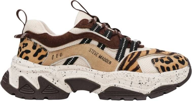 Steve Madden Leopard Print Platform Sneakers - Foto 2