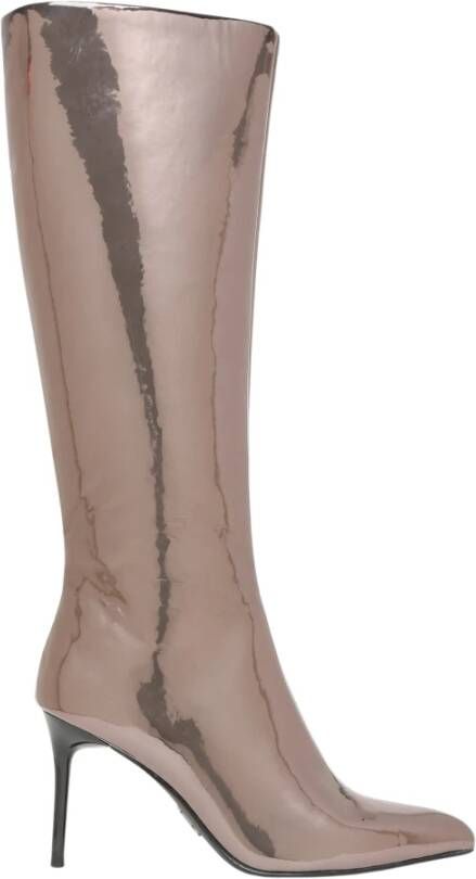 Steve Madden Lief Zilveren Laars Gray Dames