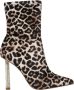 Steve Madden Luipaard Suède Enkellaars Multicolor Dames - Thumbnail 1