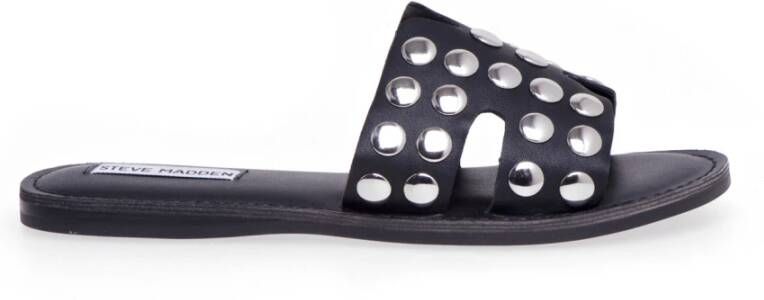 Steve Madden Marineblauwe Polka Dot Open Teen Slippers