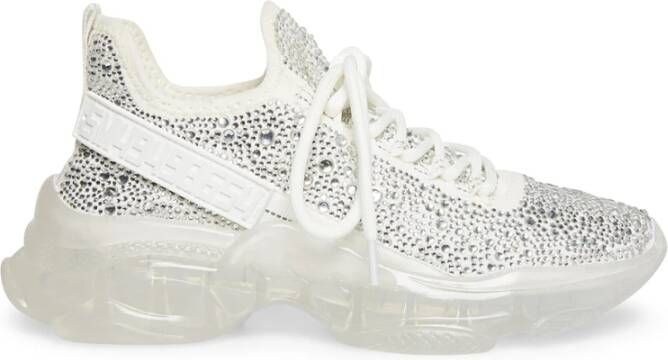 Steve Madden Maxima-R Sports Sneakers voor vrouwen Wit Dames