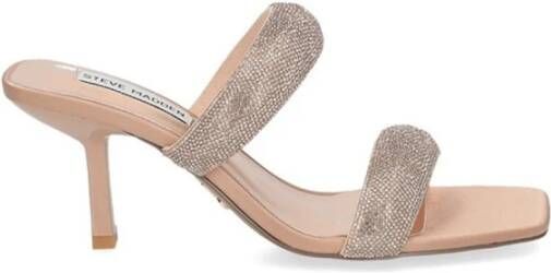 Steve Madden Roze Glitter Stoffen Sandalen Roze Dames