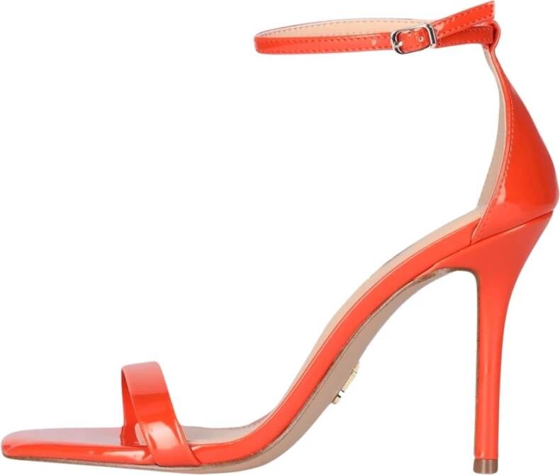 Steve Madden Oranje Lak Stiletto Sandaal Uphill