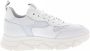 Steve Madden pitty sneakers dames wit white-mesh synthetisch - Thumbnail 2