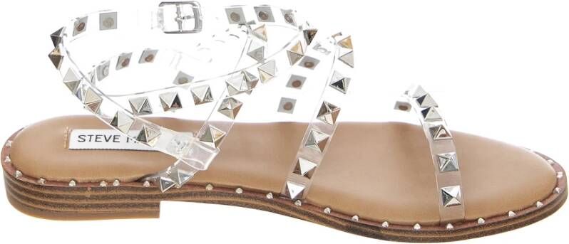 Steve Madden Platte sandalen Grijs Dames