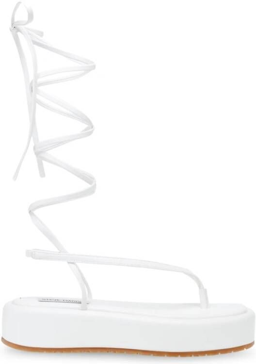 Steve Madden Platte sandalen Wit Dames