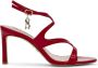 Steve Madden Rode Sandalen met Bandjes - Thumbnail 1