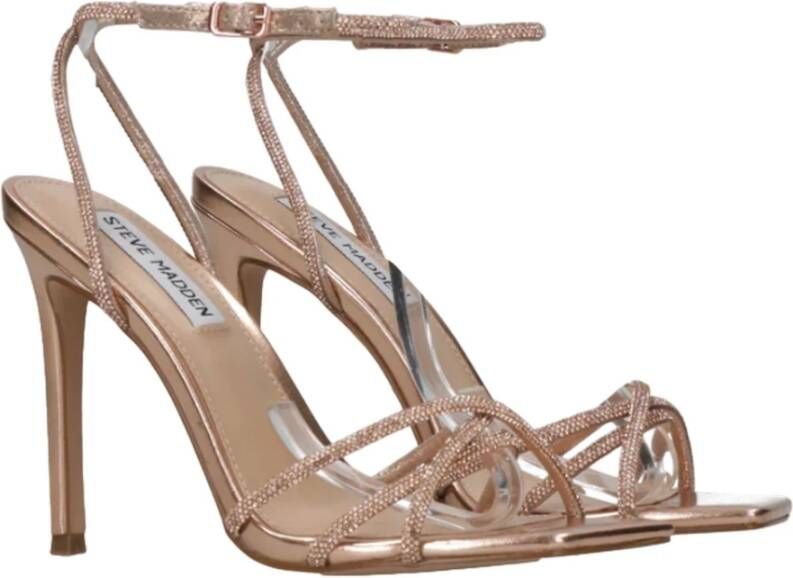 Steve Madden Rosegold Hoge Hakken Pink Dames