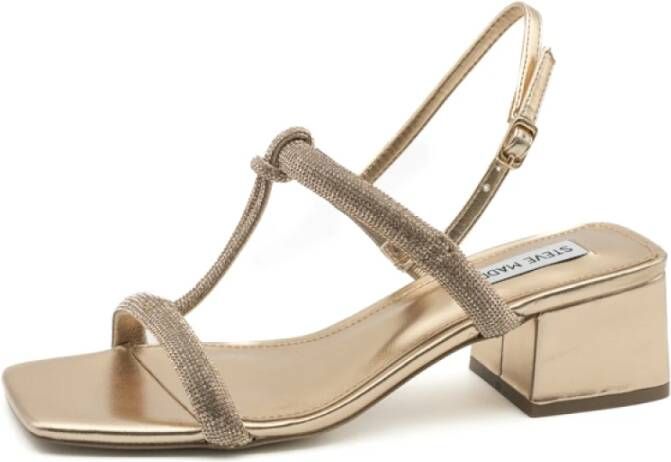 Steve Madden Rosegold Hoge Hakken Ss24 Pink Dames