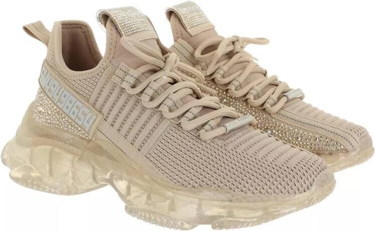 Steve Madden Roségouden Sneakers met Decoratieve Stenen Beige Dames
