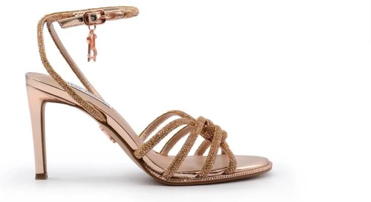 Steve Madden Roze Spiegel Effect Sandalen met Strass
