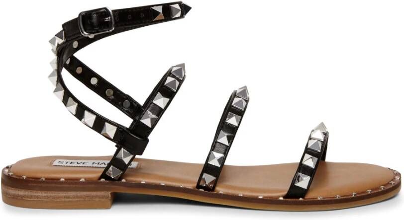 Steve Madden Ruitpatroon Flip Flops Multicolor Casual Stijl Black Dames