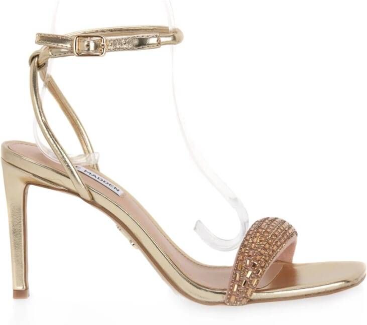 Steve Madden Gouden Verleiding Hoge Hak Sandalen Beige Dames - Foto 3
