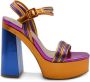 Steve Madden Sandalen met hoge hakken Oranje Dames - Thumbnail 1